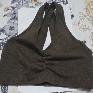 Alphalete Seamless Sports Bra -brown